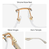 HEPIDEM Buffalo Horn Eyeglasses 0042