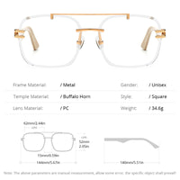 HEPIDEM Buffalo Horn Eyeglasses 0042