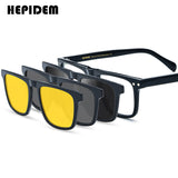 HEPIDEM Acetate Magnet Clip Eyeglasses H9348