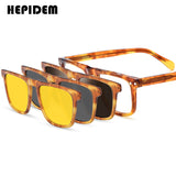 HEPIDEM Acetate Magnet Clip Eyeglasses H9348