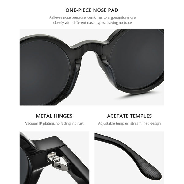 Designer Polarized Round Non Polarized Sunglasses For Men And