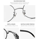 HEPIDEM Buffalo Horn Eyeglasses 0012