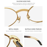 HEPIDEM Buffalo Horn Eyeglasses 0818