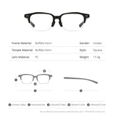 HEPIDEM Buffalo Horn Eyeglasses H0031