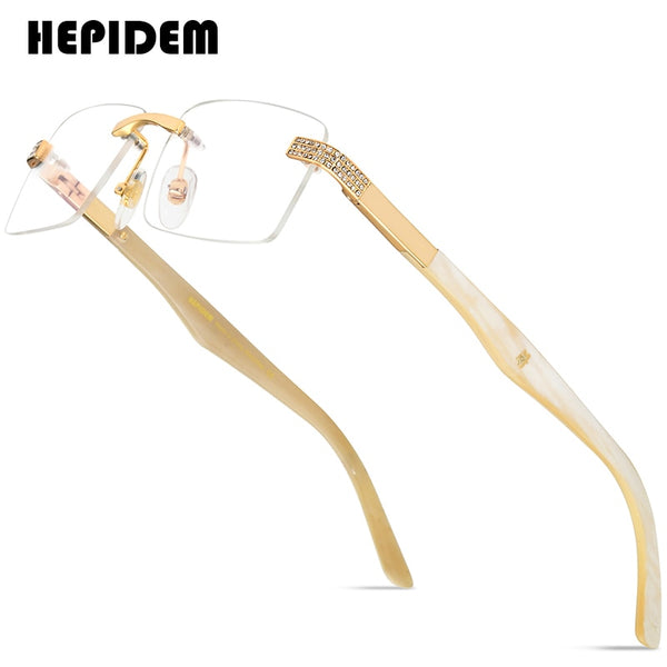 HEPIDEM Buffalo Horn Eyeglasses 0023