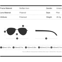 HEPIDEM Buffalo Horn Sunglasses 0018