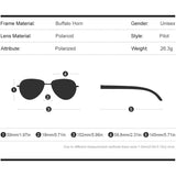 HEPIDEM Buffalo Horn Sunglasses 0018