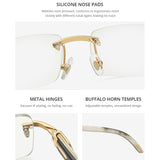 HEPIDEM Buffalo Horn Eyeglasses 0015