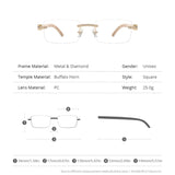 HEPIDEM Buffalo Horn Eyeglasses 0015