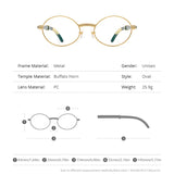 HEPIDEM Buffalo Horn Eyeglasses 0818