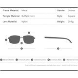 HEPIDEM Buffalo Horn Sunglasses 705