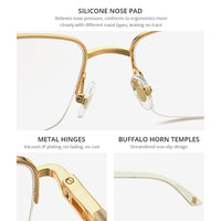 HEPIDEM Buffalo Horn Eyeglasses 0035